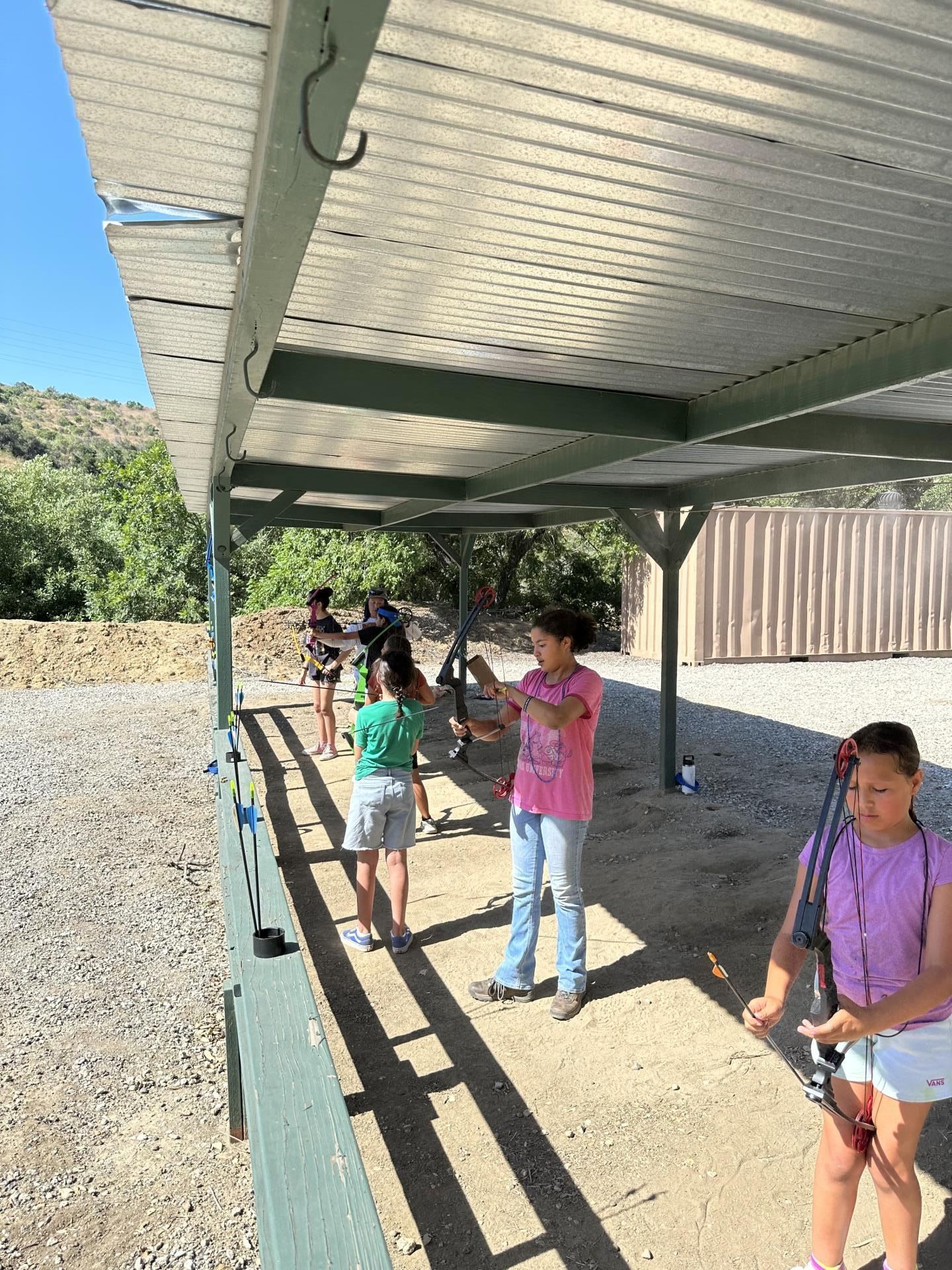 Campers Preparing Their Bows (JPEG)